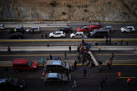 Katalonija protest blokada autoputa sa Francuskom Katalonija protest blokada autoputa sa Francuskom