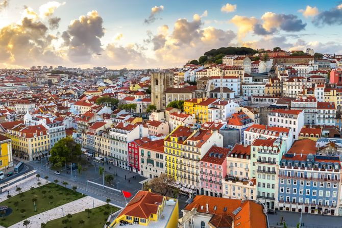 Lisabon Lisbon Panorama Lisabon Lisbon Panorama