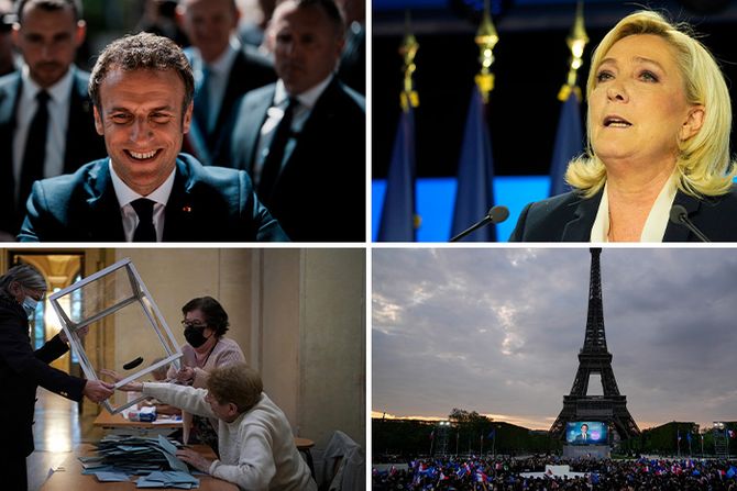 Francuska izbori, Emanuel Makron, Marin Le Pen Francuska izbori, Emanuel Makron, Marin Le Pen