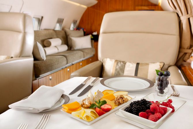 VIP ketering u avionu, hrana VIP ketering u avionu, hrana