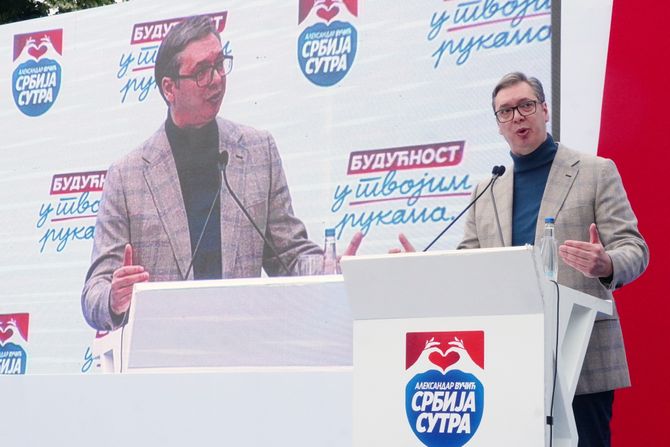 Miting Lazarevac Izborna lista Aleksandar Vučić Beograd sutra SNS Miting Lazarevac Izborna lista Aleksandar Vučić Beograd sutra SNS