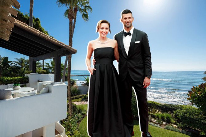 Novak i Jelena Đoković, vila Marbelja Novak i Jelena Đoković, vila Marbelja