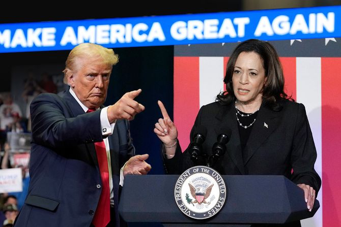 Donald Tramp i Kamala Haris Donald Tramp i Kamala Haris