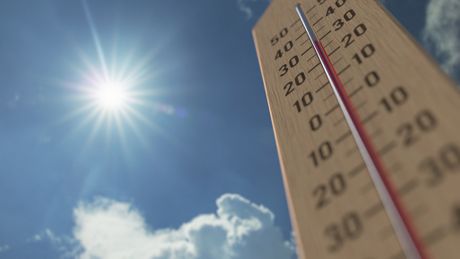 Termometar Sunce vrućina Termometar Sunce vrućina