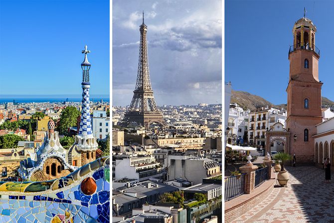 Barselona, Pariz, Andaluzija
