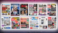 NASLOVNE STRANE DANAŠNJIH NOVINA: Prelistavanje štampe za petak, 30. maj 2025. godine